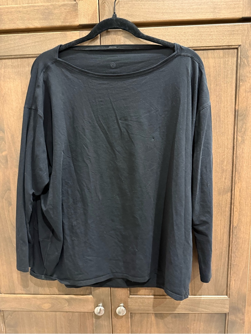 Black Long-Sleeve Crewneck Shirt - lululemon athletica